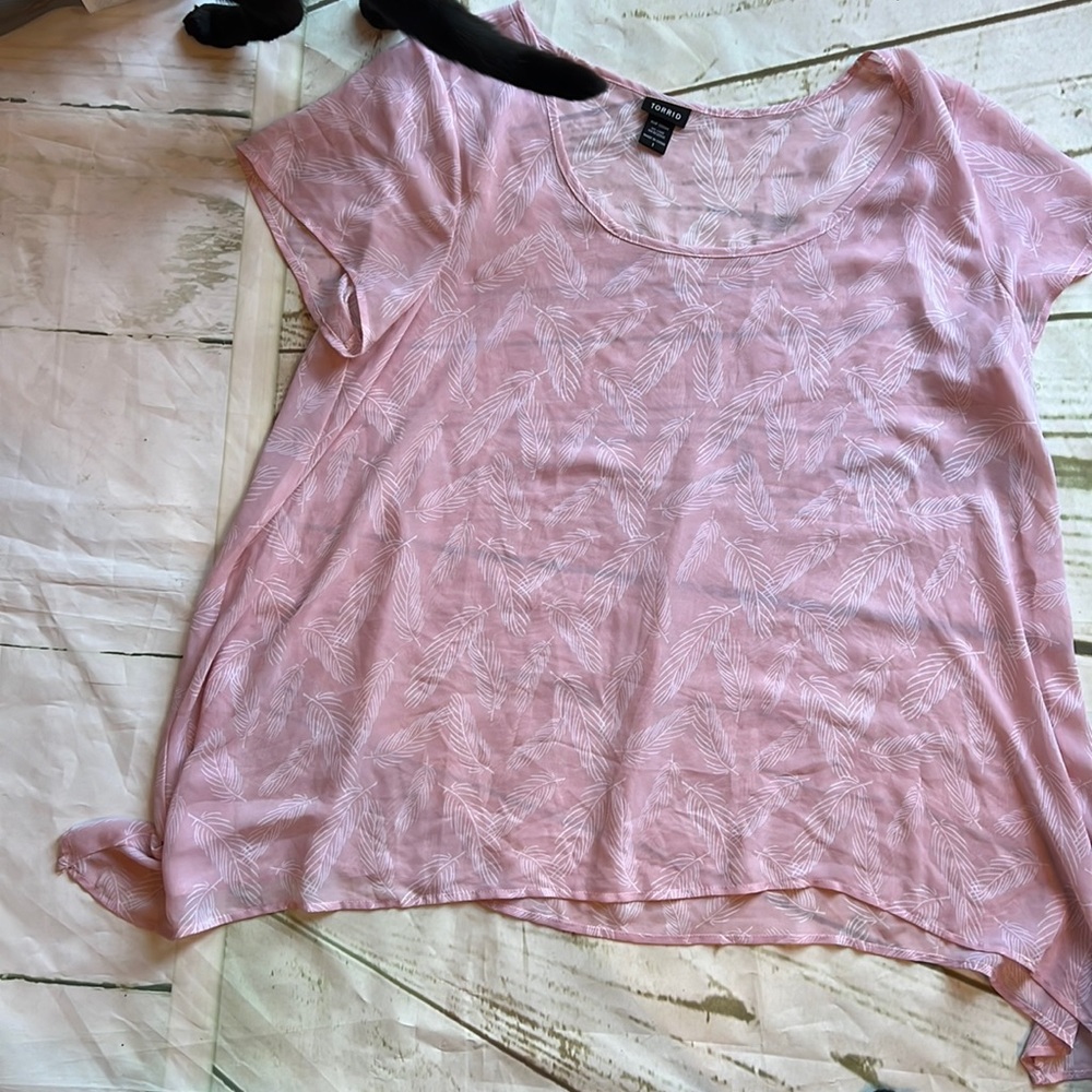 Flowing long blouse